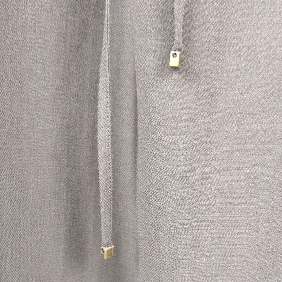 Talbots Elegant Brown Wool Sleeveless Waist Tie Dress Size 10 Minimalist Coastal - Picture 7 of 10